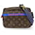 Riñonera Monogram Louis Vuitton Castaño Azul Charol  ref.1511452