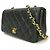 Borsa a spalla Chanel in verde oliva - vista 2