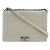 Borsa a spalla in pelle smaltata Chanel Boy Bianco