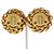 Vintage Gold Clip Ohrringe von Chanel Coco Golden