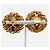 Vintage Gold Clip Ohrringe von Chanel Coco Golden - Ansicht 3