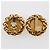 Vintage Gold Clip Ohrringe von Chanel Coco Golden - Ansicht 4