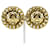 Timeless Pendientes de clip de oro vintage Matelassé de Chanel Dorado  ref.1511541