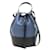 Loewe Balloon Bag Medium 2Way Shoulder Black Navy blue Leather  ref.1511717