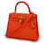 Hermès Hermes Handtasche Kelly 25 X Vaux Epson Tomatenrot Leder  ref.1511761