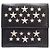 Cartera bifold Frida con estrellas Jimmy Choo Negro