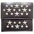 Cartera bifold Frida con estrellas Jimmy Choo Negro - vista 3