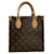 Louis Vuitton Sac Plat BB Monogram Leather Handbag Brown Plastic  ref.1511916