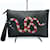 Borsa Clutch Gucci GG Supreme nera Nero Tela  ref.1511927