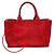 Prada Rote Denim Tote Tasche - Ansicht 3