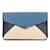 Bolsa clutch de couro azul Fendi 2Jours  ref.1512080