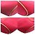 Hermès Pochette in tela Hermes Palmire Rosso Prugna - vista 7