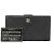 Chanel Bicolor Leather Bi-Fold Wallet Black