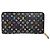 Cartera larga Zippy Monogram Louis Vuitton Negro Multicolor - vista 2