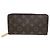 Zippy Cartera Larga Coquelicot Louis Vuitton Roja