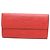 Cartera larga Louis Vuitton Epi rojo castellan Roja