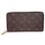 Louis Vuitton Fuchsia Long Wallet Brown Fuschia