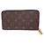Louis Vuitton Fuchsia Long Wallet Brown Fuschia - view 2