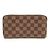 Cartera Zippy Damier marrón Louis Vuitton Castaño - vista 2