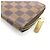 Cartera Zippy Damier marrón Louis Vuitton Castaño - vista 5
