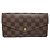 Cartera Larga Ébano Louis Vuitton Damier ebene
