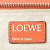 Clutch in pelle Coral Loewe Corallo - vista 6