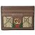 Tarjetero Gucci Beige Marrón GG Supreme Castaño