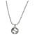 Gucci Silver Interlocking Necklace Silvery  ref.1512866