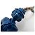 Collana lunga Chanel Mademoiselle Doll Argento Blu - vista 6