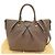 Borsa Mazarine MM in Monogram Empreinte Louis Vuitton Taupe