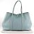Hermès Borsa tote Hermes Garden Party PM Negonda Blu Blu chiaro - vista 7