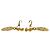Vintage vergoldete Clip-Ohrringe von Chanel Golden - Ansicht 7