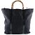 Borsa Tote Gucci Bamboo Marrone Nero