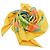 Foulard in seta Hermès Carré 90 Amazonia Blu Multicolore Arancione - vista 2