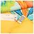 Foulard in seta Hermès Carré 90 Amazonia Blu Multicolore Arancione - vista 3