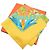 Foulard in seta Hermès Carré 90 Amazonia Blu Multicolore Arancione - vista 4