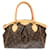 Louis Vuitton Monogram Tivoli PM Handbag Brown Patent leather  ref.1513280