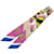 Foulard en soie Hermès Twilly Pocket Side Stitch Noir Rose Bleu  ref.1513395
