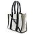 Everyday Borsa Tote Balenciaga Hardware Piccola Nero Bianco - vista 2