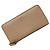 Marmont Cartera larga de cuero rosa beige Gucci