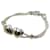 Tiffany & Co Pulseira de corrente de corda de coração duplo Tiffany Prata Dourado Ouro branco Prata  ref.1513538
