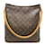 Sac à main épaule Looping GM pour femmes Louis Vuitton Cuir vernis Marron Damier ebène  ref.1513637