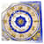 Hermès Hermes Blue Silk Scarf with Astrology Constellation Pattern  ref.1513690