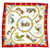 Hermès Hermes Silk Scarf in Ivory and Red Cream  ref.1513723