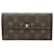 Louis Vuitton Portefeuille Sarah Brown Cloth  ref.1514216