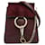 Bolsa de Ombro Chloé Faye em Couro Vermelho Vinho Bordeaux  ref.1514254