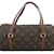 Bolso de mano Papillon Monogram Louis Vuitton Castaño Monograma Charol  ref.1514460