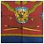 Hermès Bufanda Hermes Carre 90 LES TAMBOURS Roja Azul - vista 3