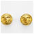 Chanel Vintage Round Coco Earrings Golden  - view 2