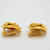 Chanel Vintage Round Coco Earrings Golden  - view 3